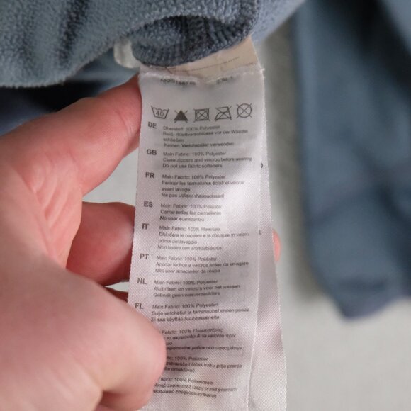 Mammut Jacket Womens Large Gray Full Zip Hooded Lightweight Zip Pockets Light - Picture 10 of 11